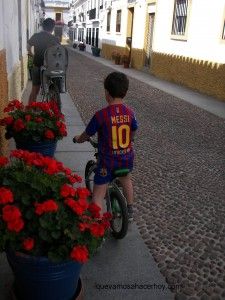 De patios en bici